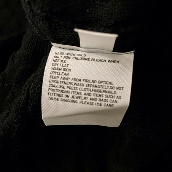 Black Pointelle Sweater - Picture 3 of 7